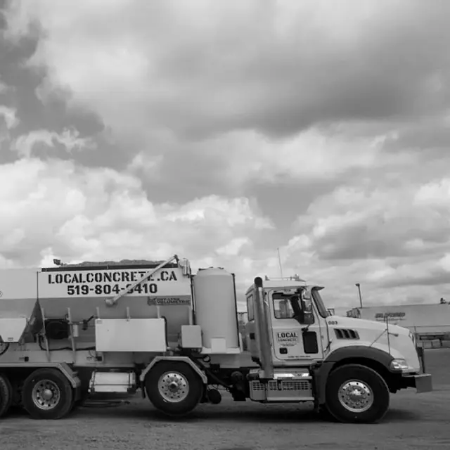 Local Concrete volumetric truck 003 with LOCALCONCRETE.CA decal
